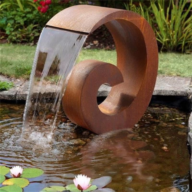European Style Water Feature For Backyard Ideas